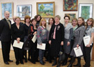 Лауреаты городского конкурса преподавателей "Русь народная" награждены дипломами